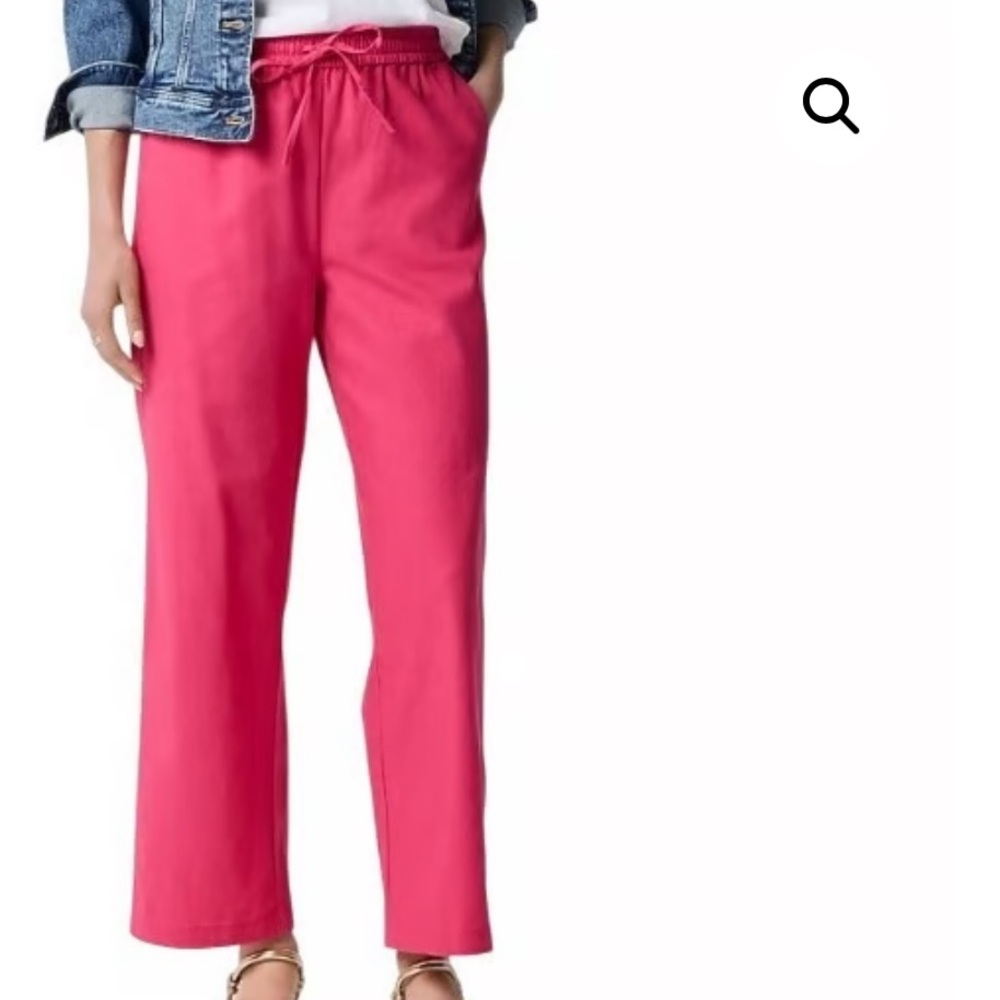 J. Crew Pull on Linen Pants
